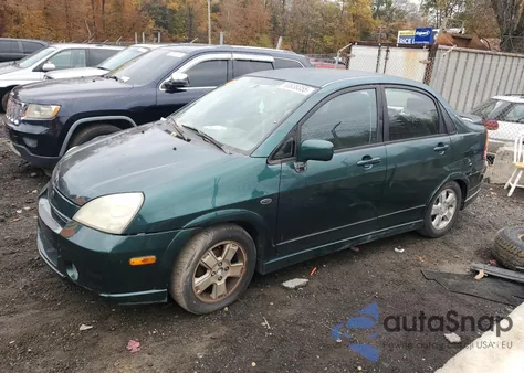 2002 Suzuki Aerio S from USA, damaged, VIN JS2RA41S425104918